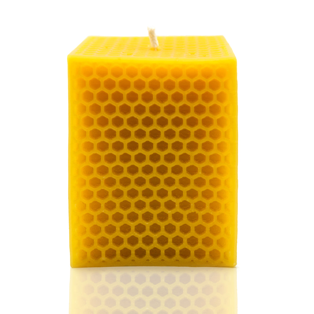 Beeswax Honeycomb Oblong Candle